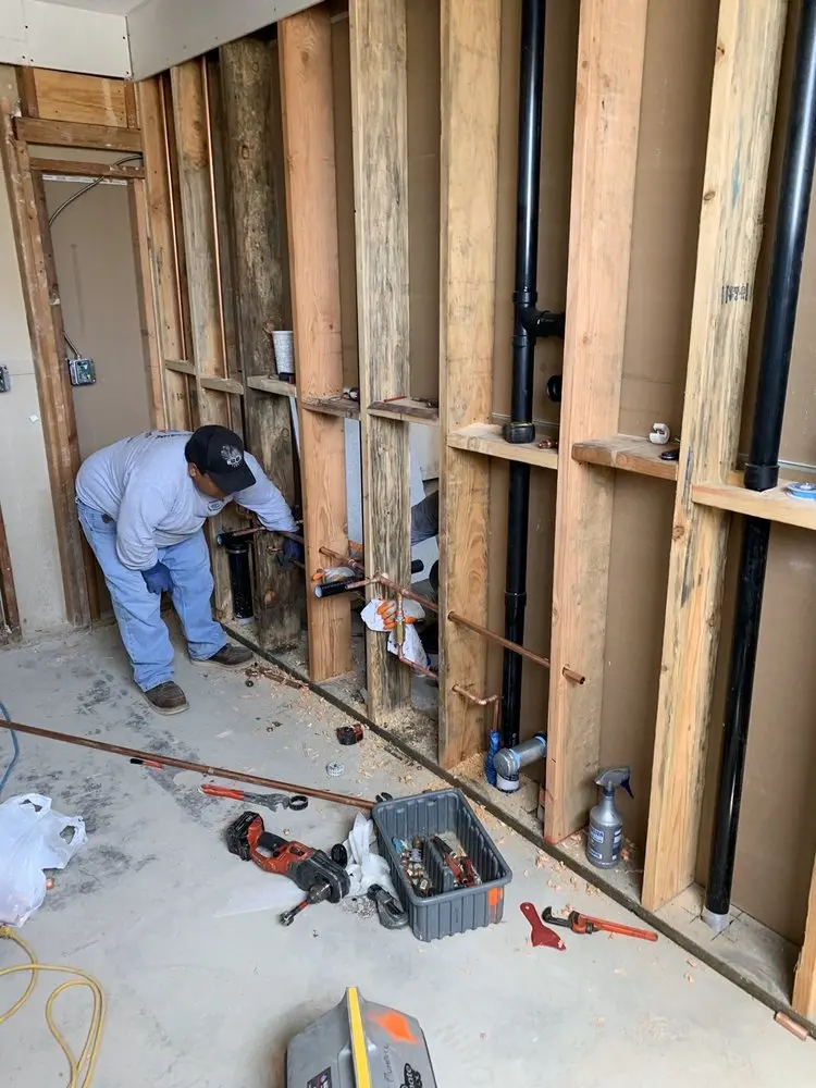 Commercial rough-in plumbing for Gas Line Repair in Azusa